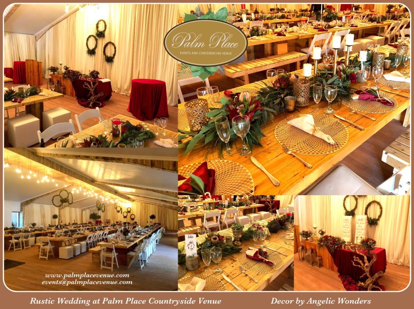 Rustic wedding at Palm Place Countryside Venue cobranded